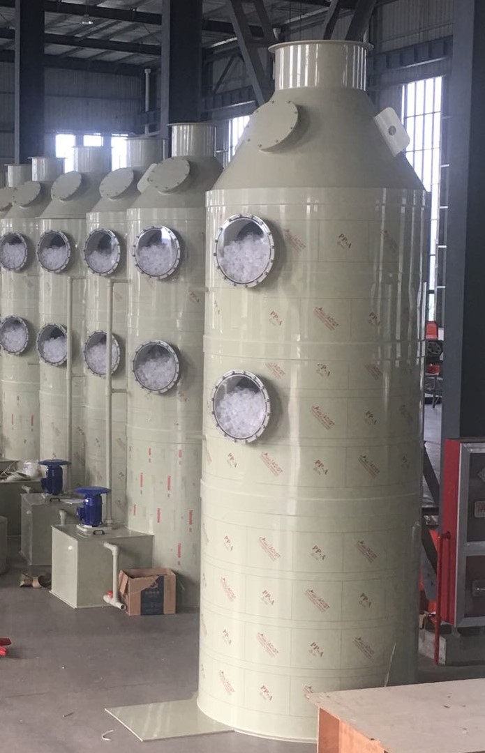 VOCs廢氣治理的洗滌塔中常見填料種類、特點(diǎn)