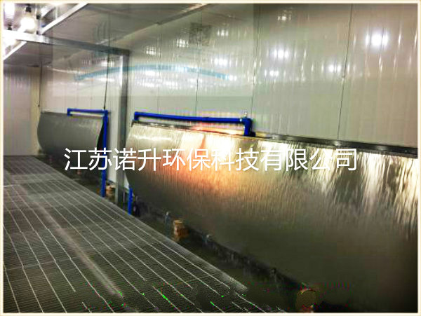 噴漆室的供風(fēng)、排風(fēng)方式等配套裝置。